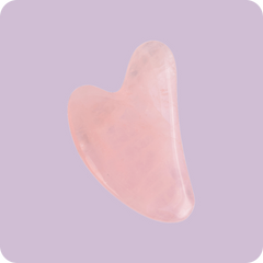 Rose Quartz Contour Luxury Gua Sha | Asian Beauty Secret - 100% Authentic and Genuine Rose Quartz