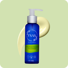 FSAS Luxury Facial Gift Set: Green Tea & Cinnamon Face Cleanser, Face Hydrator and Rose Mist